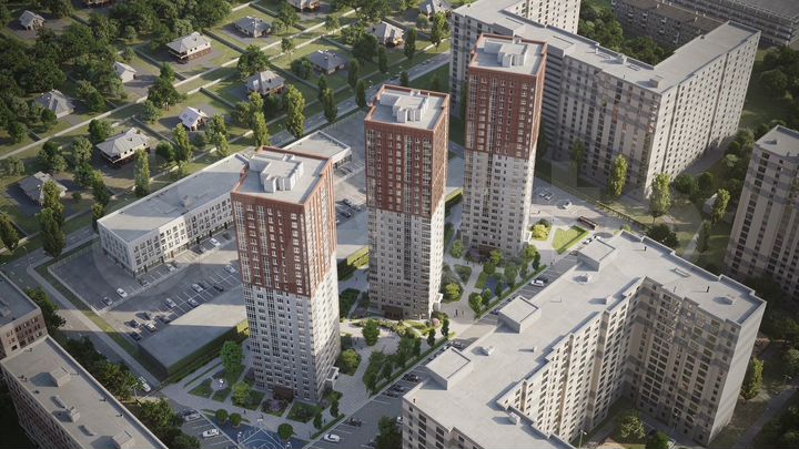 2-к. квартира, 44,7 м², 15/25 эт.