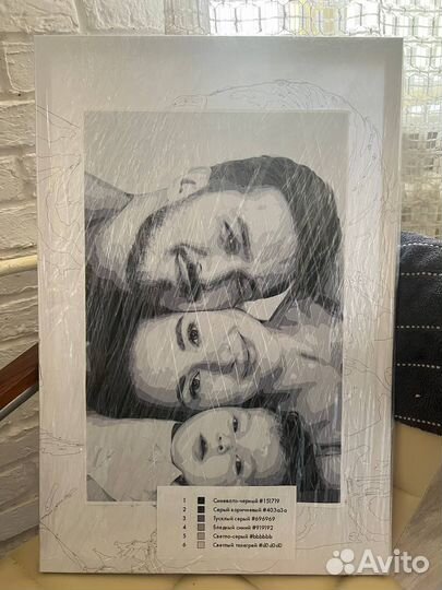 Картина по номерам с вашим фото