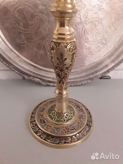 Подсвечники латунь