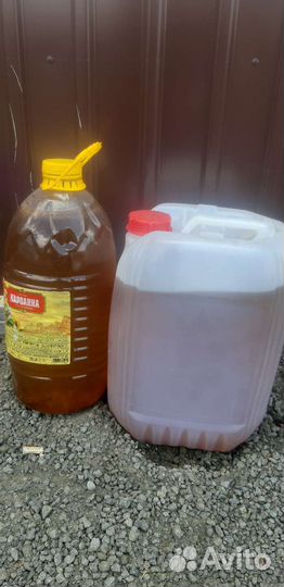 Масло подсолнечное остатки