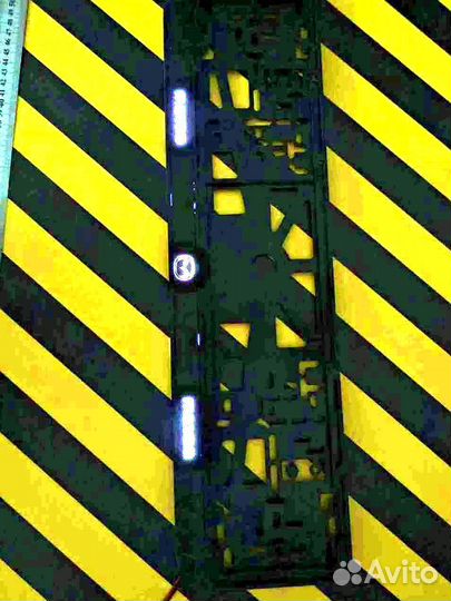 Рамка под номер с подсветкой надписи