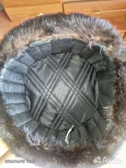 Шапка ушанка норка