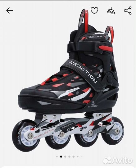 Роликовые коньки детские раздвижные