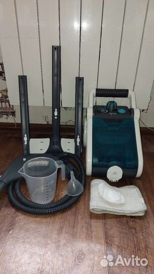 Паровой очиститель Kitfort KT-917 White/Blue