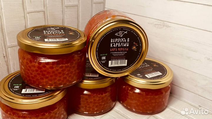 Шикарная Черная Икра рыбы Палтуса