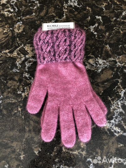 Перчатки зимние из шерсти Новая Зеландия