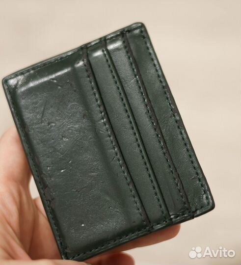 Картхолдер Mango темно-зеленый