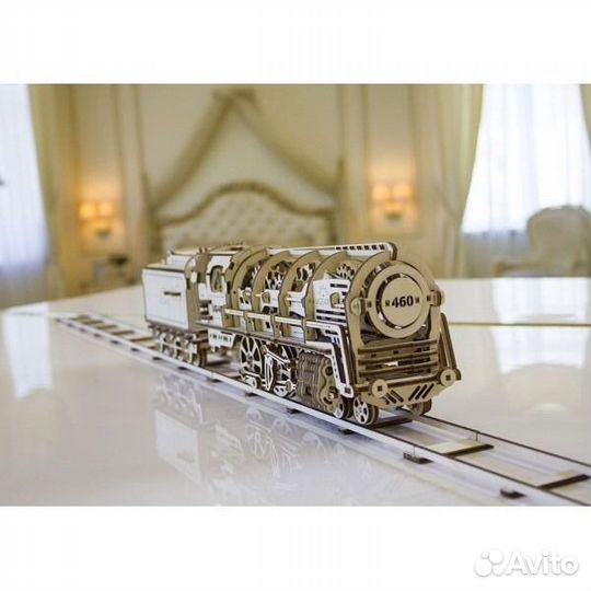 Подарок для мужчины-3dконструктор Ugears Паровоз