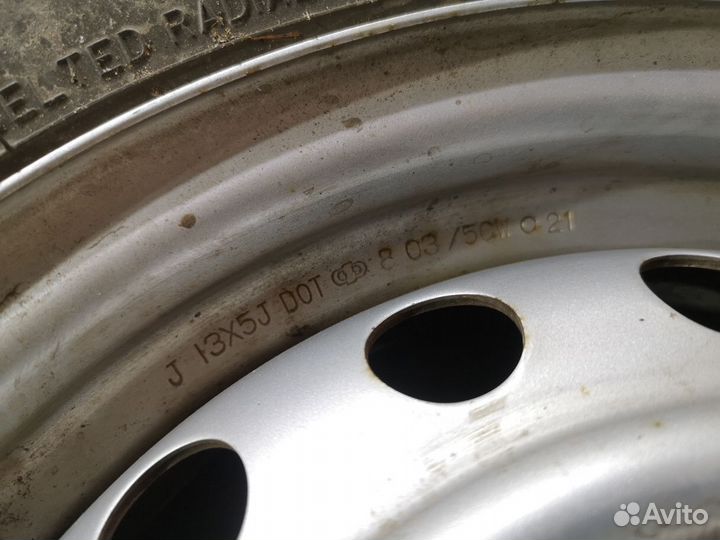 Диск штампованный R13 / 4-100 / C55 / 5J