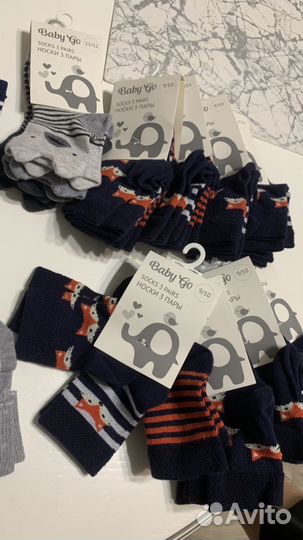 Детские новые носки на мальчика на девочку