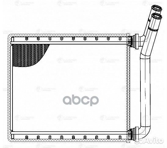 Радиатор отопителя салона toyota corolla 07/auris