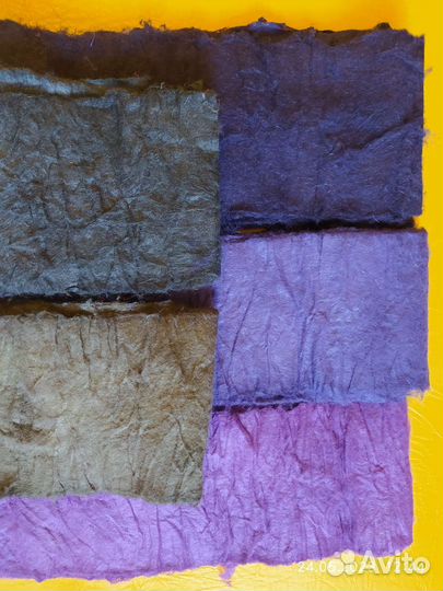 Вата окрашенная для изготовления игрушек, льняная