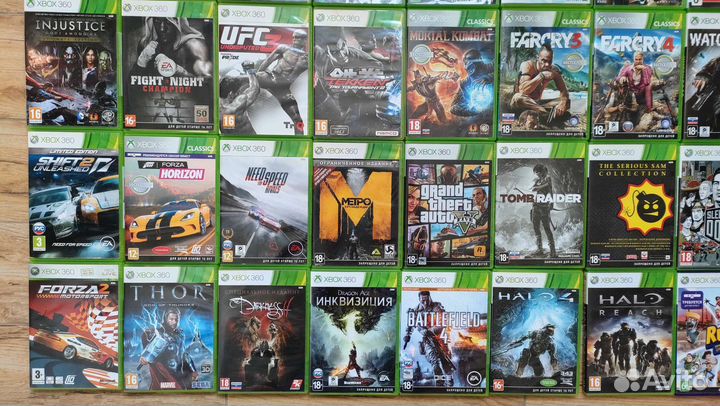 Игры на Xbox 360 Лицензионные и на Kinect