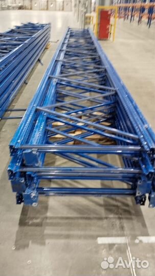 Стеллажи бу складские паллетные грузовые монтаж