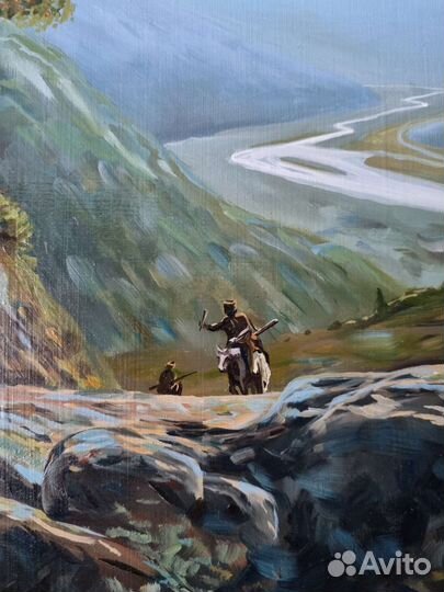 Картина маслом на холсте большая