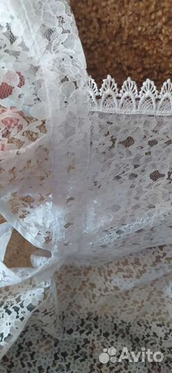 Школьный фартуки, комлект чёрный/белый, 46 до 52