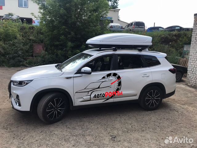 Автобокс на крышу Chery Tiggo 8 Pro 520л усиленный