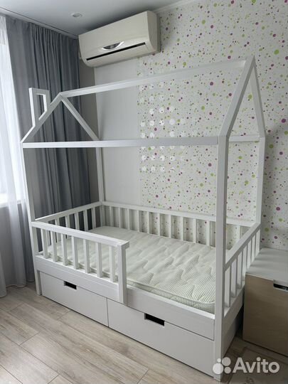 Продается детская кровать домик из бука kitforkid