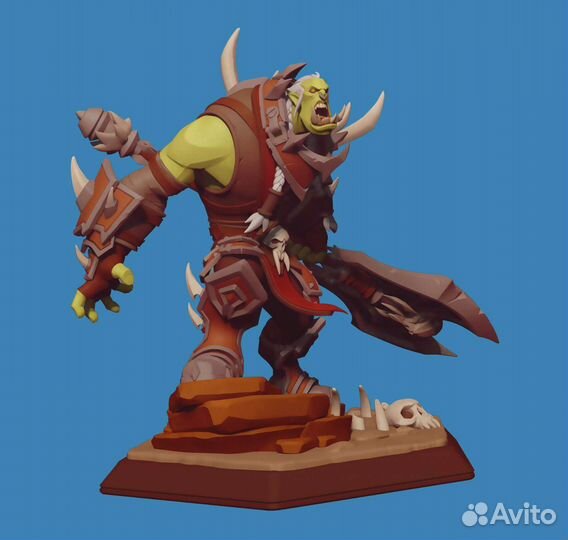 Статуи Warcraft Варкрафт Орк и ворген Легенды