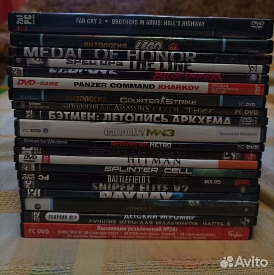PC DVD диски с играми