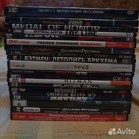PC DVD диски с играми