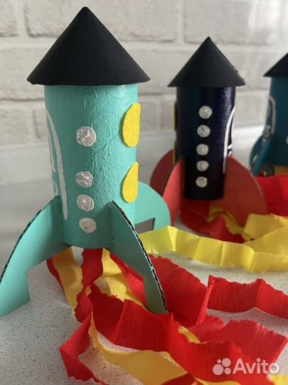 Подделка в садик ракеты день космонавтики