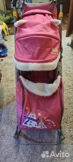 Детские санки с колесами