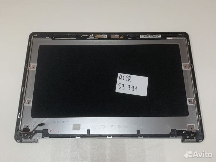 Крышка матрицы ноутбука acer s3 391