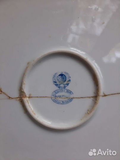 Дулевский фарфор блюдо