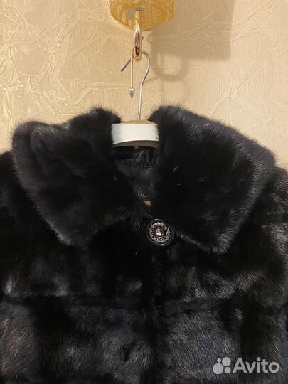 Шуба норковая с капюшоном 42-44
