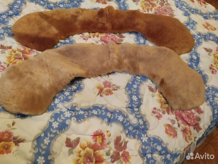 Меховой воротник из овчины