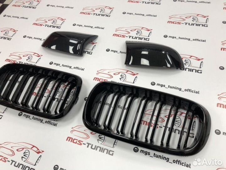 Набор BMW X5 F15 решетка и зеркала стиль М set #2