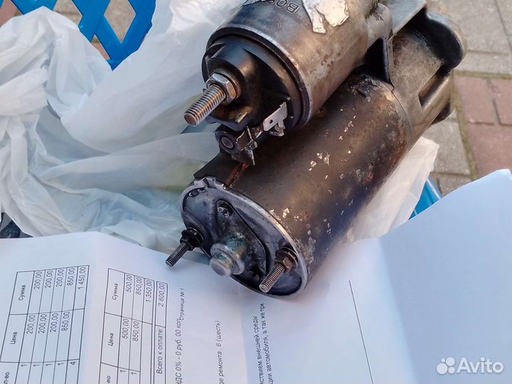 Стартер для Фольцваген в5, аудио А4 с5 с4 1,8-2
