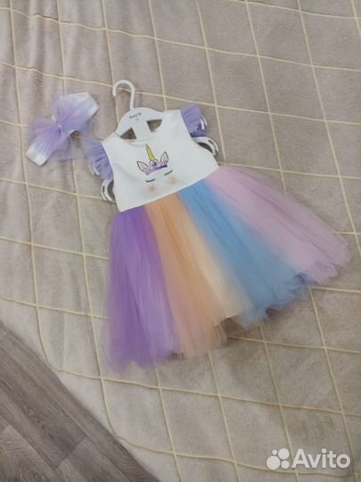 Платье для девочки 92