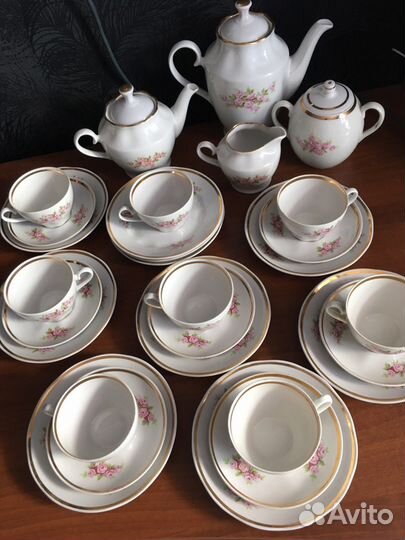Сервиз чайный RPR (Рижский фарфоровый завод) СССР