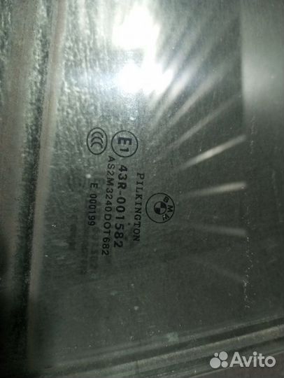 Стекло двери заднее правое Bmw 3 E90 N43B20 2010