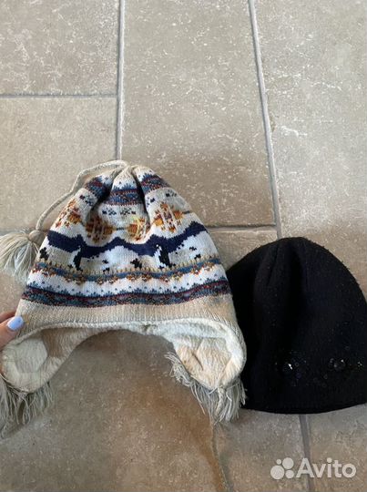 Зимние шапки детские цена за все