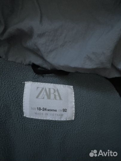 Курта демисезонная zara 92
