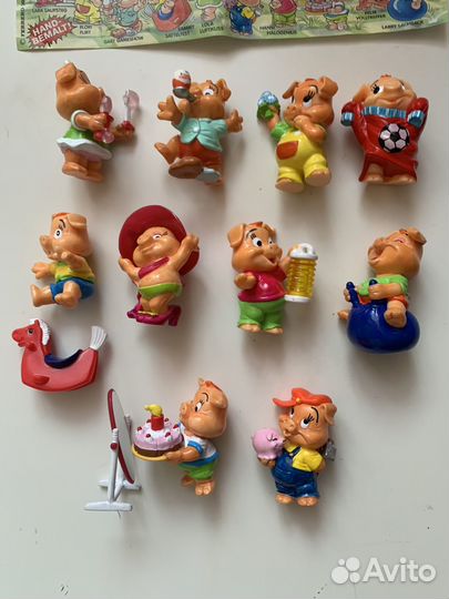 Свинки серия киндер сюрприз