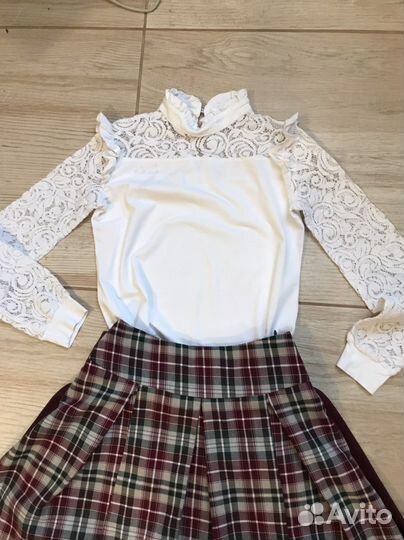 Блузки школьные пакет 146-152