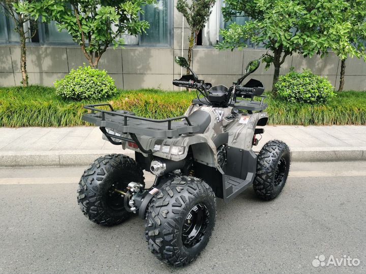 Квадроцикл ATV Motax Grizlik T200 LUX серый