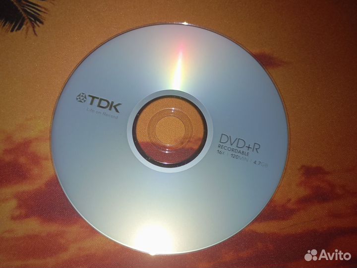 Диски для записи DVD+R 4.7GB