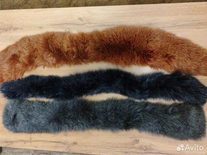 Меховой воротник песец