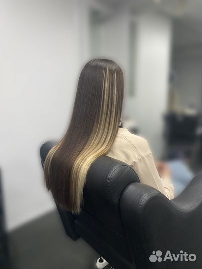 Наращивание волос, загущение