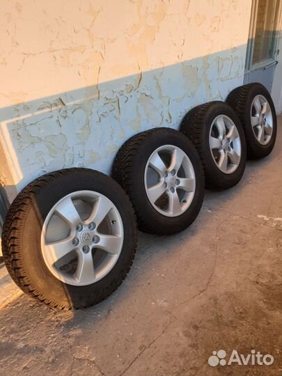 Шины GoodYear и диски R16 зима шип