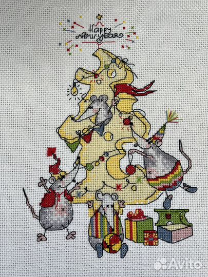 Картина вышитая крестом