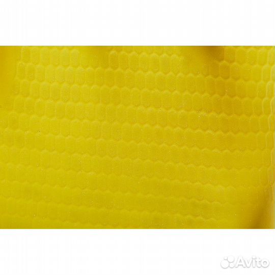 Перчатки резиновые Luscan латекс хлопковое напылен