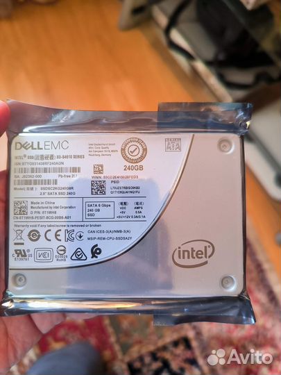 Серверный SSD Intel Dell ssdsc2KG240G8 240gb