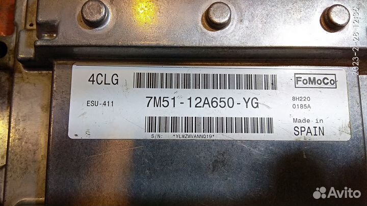 Блок управления двигателя Форд Фокус 2 рестайлинг