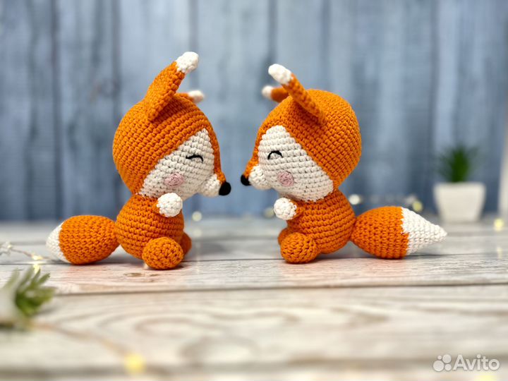 Лисички сестрички вязаные